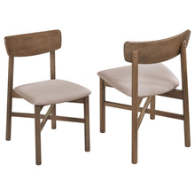 Load image into Gallery viewer, Coaster Parkridge Dining Side Chair Natural Walnut (Set of 2)