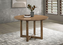 Load image into Gallery viewer, Coaster Crestmore 46-inch Round Wood Dining Table Walnut