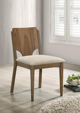 Load image into Gallery viewer, Coaster Crestmore Dining Chair Upholstered Seat Walnut (Set of 2)
