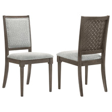 Load image into Gallery viewer, Coaster Onslow Upholstered Dining Side Chair Dark Brown (Set of 2)