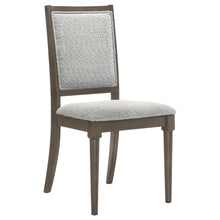 Load image into Gallery viewer, Coaster Onslow Upholstered Dining Side Chair Dark Brown (Set of 2)