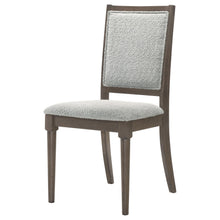 Load image into Gallery viewer, Coaster Onslow Upholstered Dining Side Chair Dark Brown (Set of 2)