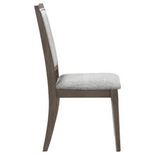 Load image into Gallery viewer, Coaster Onslow Upholstered Dining Side Chair Dark Brown (Set of 2)