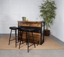 Load image into Gallery viewer, Coaster Bayu Leather Upholstered Bar Stool Espresso (Set of 2)