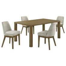 Load image into Gallery viewer, Coaster Castlewood 5-piece 71-inch Rectangular Dining Set Brown Oak