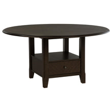 Load image into Gallery viewer, Coaster Twyla 60-inch Round Dining Table with Drawer Dark Cocoa