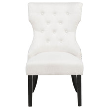 Load image into Gallery viewer, Coaster Baney Fabric Upholstered Dining Side Chair Cream and Black