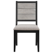 Load image into Gallery viewer, Coaster Elodie 5-piece Rectangular Extension Leaf Dining Set Grey and Black