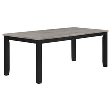 Load image into Gallery viewer, Coaster Elodie 7-piece Rectangular Extension Leaf Dining Set Grey and Black