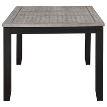 Load image into Gallery viewer, Coaster Elodie 7-piece Rectangular Extension Leaf Dining Set Grey and Black