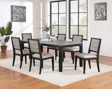 Load image into Gallery viewer, Coaster Elodie Rectangular 78-inch Extension Leaf Dining Table Grey and Black