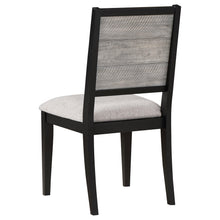 Load image into Gallery viewer, Coaster Elodie Wood Dining Side Chair Grey and Black (Set of 2)