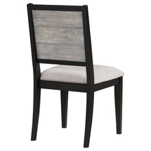 Load image into Gallery viewer, Coaster Elodie Wood Dining Side Chair Grey and Black (Set of 2)