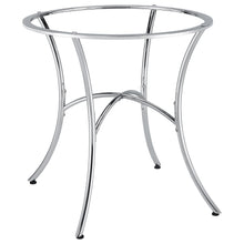 Load image into Gallery viewer, Coaster Kline Curved Metal Dining Table Base Chrome