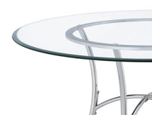 Load image into Gallery viewer, Coaster Kline 48-inch Round Glass Top Dining Table Chrome