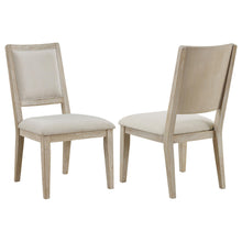 Load image into Gallery viewer, Coaster Trofello Cushioned Dining Side Chair White Washed (Set of 2)