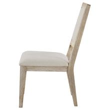 Load image into Gallery viewer, Coaster Trofello Upholstered-Back Dining Side Chair White Washed (Set of 2)