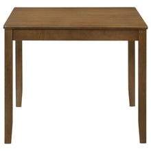 Load image into Gallery viewer, Coaster Parkwood 5-piece Square Dining Table Set Honey Brown