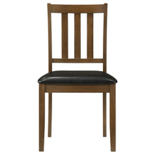 Load image into Gallery viewer, Coaster Parkwood 5-piece Square Dining Table Set Honey Brown