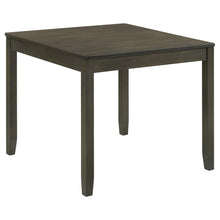 Load image into Gallery viewer, Coaster Parkwood 5-piece Square Dining Table Set Dark Ash Brown