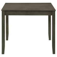 Load image into Gallery viewer, Coaster Parkwood 5-piece Square Dining Table Set Dark Ash Brown