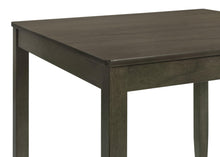 Load image into Gallery viewer, Coaster Parkwood 5-piece Square Dining Table Set Dark Ash Brown