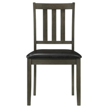 Load image into Gallery viewer, Coaster Parkwood 5-piece Square Dining Table Set Dark Ash Brown