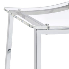 Load image into Gallery viewer, Coaster Jovani Acrylic Backless Bar Stool Chrome (Set of 2)