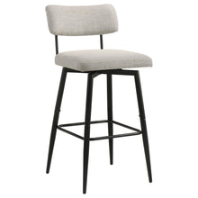 Load image into Gallery viewer, Coaster Levine Fabric Upholstered Swivel Bar Chair Shell (Set of 2)