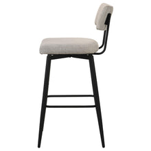 Load image into Gallery viewer, Coaster Levine Fabric Upholstered Swivel Bar Chair Shell (Set of 2)