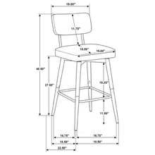 Load image into Gallery viewer, Coaster Levine Fabric Upholstered Swivel Bar Chair Shell (Set of 2)