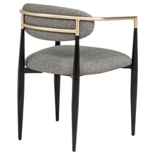Load image into Gallery viewer, Coaster Bradbury Fabric Upholstered Dining Arm Chair Grey (Set of 2)