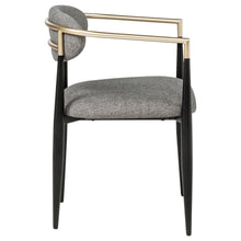 Load image into Gallery viewer, Coaster Bradbury Fabric Upholstered Dining Arm Chair Grey (Set of 2)