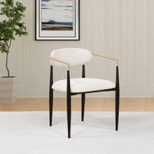 Load image into Gallery viewer, Coaster Bradbury Fabric Upholstered Dining Arm Chair Beige (Set of 2)