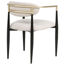 Load image into Gallery viewer, Coaster Bradbury Fabric Upholstered Dining Arm Chair Beige (Set of 2)