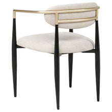 Load image into Gallery viewer, Coaster Bradbury Fabric Upholstered Dining Arm Chair Beige (Set of 2)