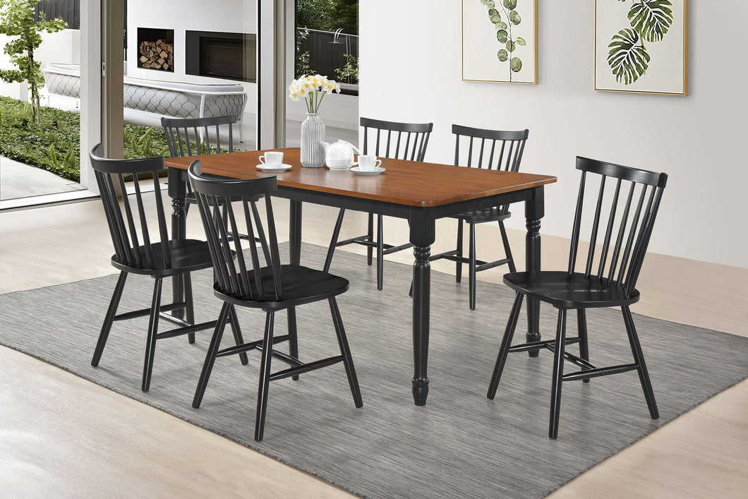 COASTER 7 PC SET (TABLE + 6*CHAIRS)