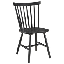 Load image into Gallery viewer, Coaster Hollyoak Windsor Wood Dining Side Chair Black (Set of 2)