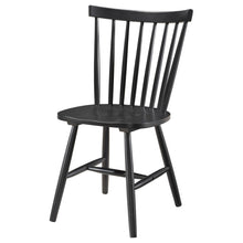 Load image into Gallery viewer, Coaster Hollyoak Windsor Wood Dining Side Chair Black (Set of 2)
