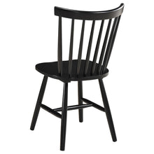 Load image into Gallery viewer, Coaster Hollyoak Windsor Wood Dining Side Chair Black (Set of 2)