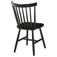 Load image into Gallery viewer, Coaster Hollyoak Windsor Wood Dining Side Chair Black (Set of 2)