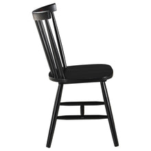 Load image into Gallery viewer, Coaster Hollyoak Windsor Wood Dining Side Chair Black (Set of 2)