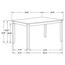Load image into Gallery viewer, Coaster Fortress 7-piece Rectangular Dining Set Vintage Vanilla