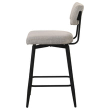 Load image into Gallery viewer, Coaster Levine Fabric Upholstered Swivel Counter Chair Shell (Set of 2)