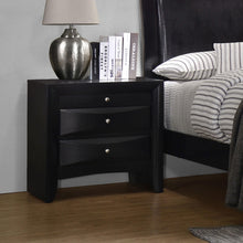 Load image into Gallery viewer, Coaster Briana 2-drawer Nightstand Black