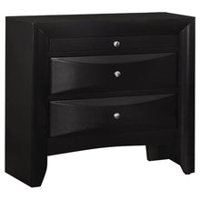 Load image into Gallery viewer, Coaster Briana 2-drawer Nightstand Black
