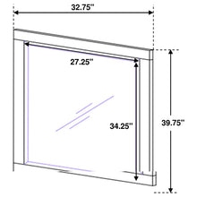 Load image into Gallery viewer, Coaster Jessica Dresser Mirror Cappuccino