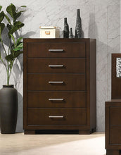Load image into Gallery viewer, Coaster Jessica 5-drawer Bedroom Chest Cappuccino