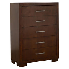 Load image into Gallery viewer, Coaster Jessica 5-drawer Bedroom Chest Cappuccino