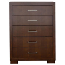 Load image into Gallery viewer, Coaster Jessica 5-drawer Bedroom Chest Cappuccino